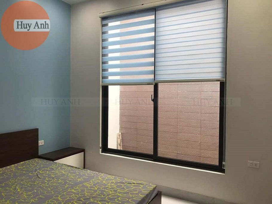 Rèm cuốn cầu vồng cao cấp combi