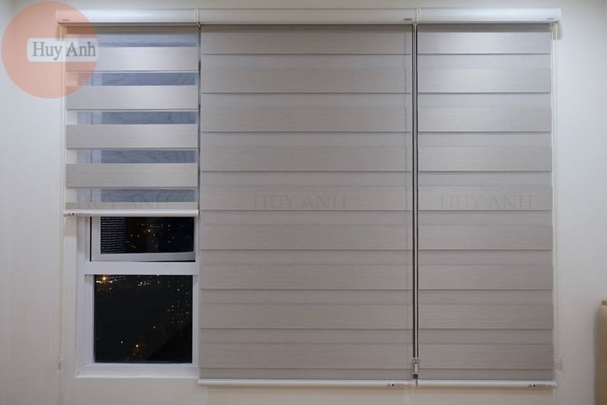 Rèm cuốn cầu vồng hàn quốc combi blinds