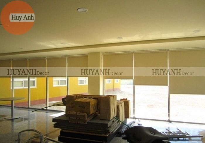 Lắp đặt rèm cuốn có điều khiển từ xa ở Ngoại giao đoàn – Cổ nhuế