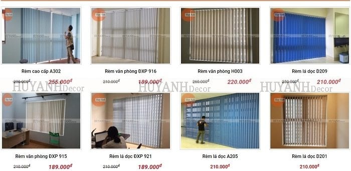 Đơn giá rèm văn phòng mới nhất