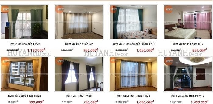 Rèm vải thô giá rẻ – 15+ Mẫu may rèm vải đẹp chống nắng nóng tốt