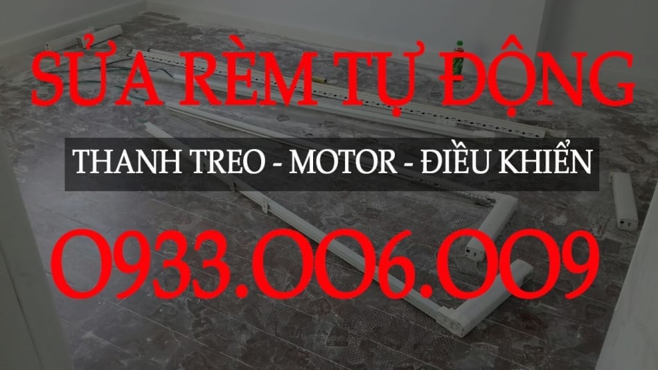 Thợ Sửa rèm tự động, Thay phụ kiện động cơ, Motor điều khiển