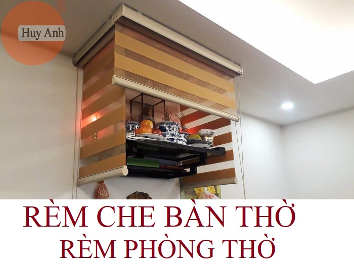 Rèm che bàn thờ chung cư treo tường đẹp: Hình ảnh thực tế