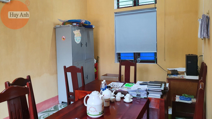 Làm rèm cửa sổ cơ quan UBND Thục Luyện, Thanh sơn, Phú Thọ