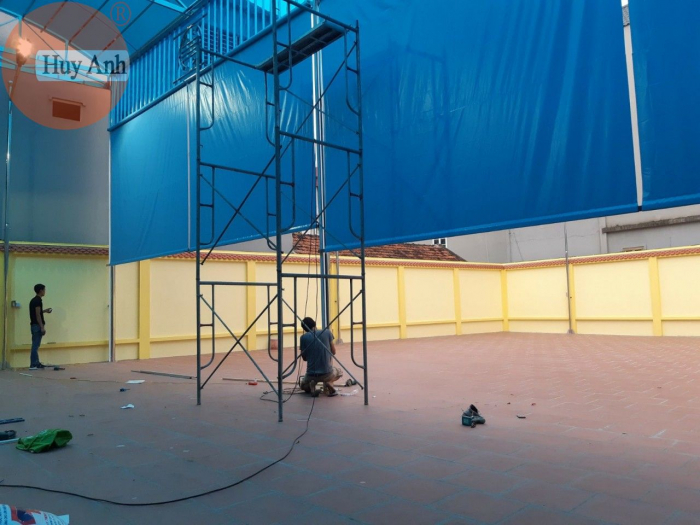 Thi công bạt che nắng mưa điều khiển từ xa tại Vĩnh Yên, Vĩnh Phúc