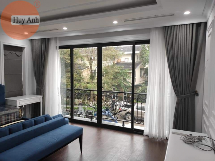 Rèm 2 lớp điều khiển từ xa + Rèm cuốn hàn quốc tại Ecopark