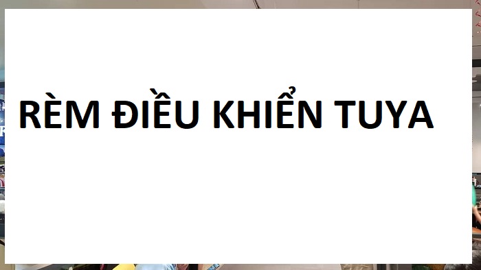 Rèm cầu vồng điều khiển qua điện thoại, Động cơ rèm Tuya