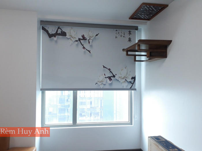Rèm cửa sổ chung cư i20 Ciputra: Rèm cuốn tranh 3d in UV