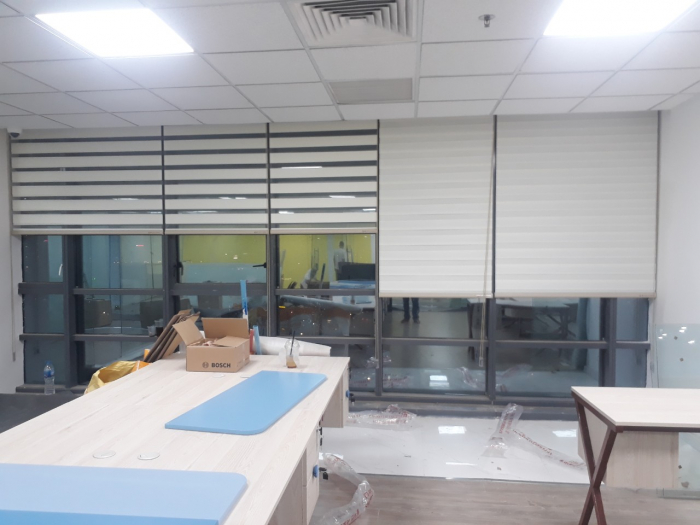 Rèm cầu vồng văn phòng tại HANDICO Mễ trì