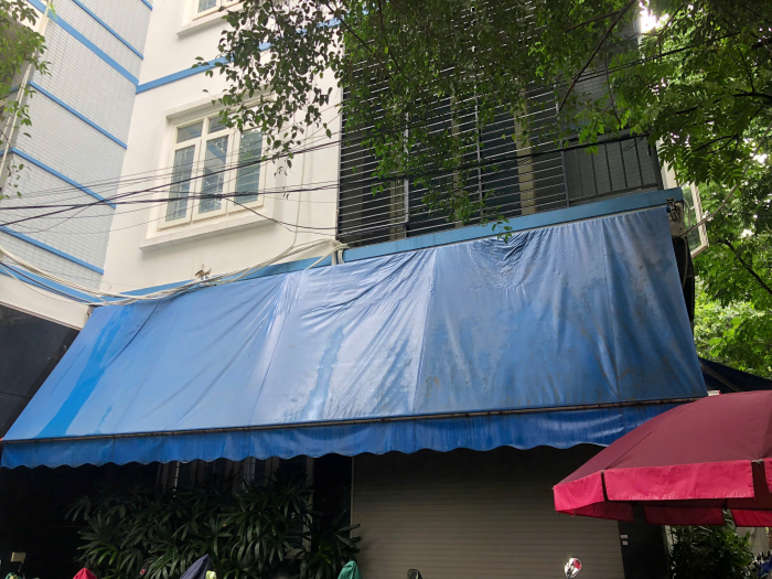 Rèm che ban công — Làm rèm ngăn nắng mưa tại Hà Nội